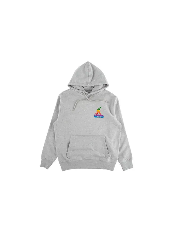 Толстовка jobsworth classic logo printing gray Palace — изображение 2 из 2, серый