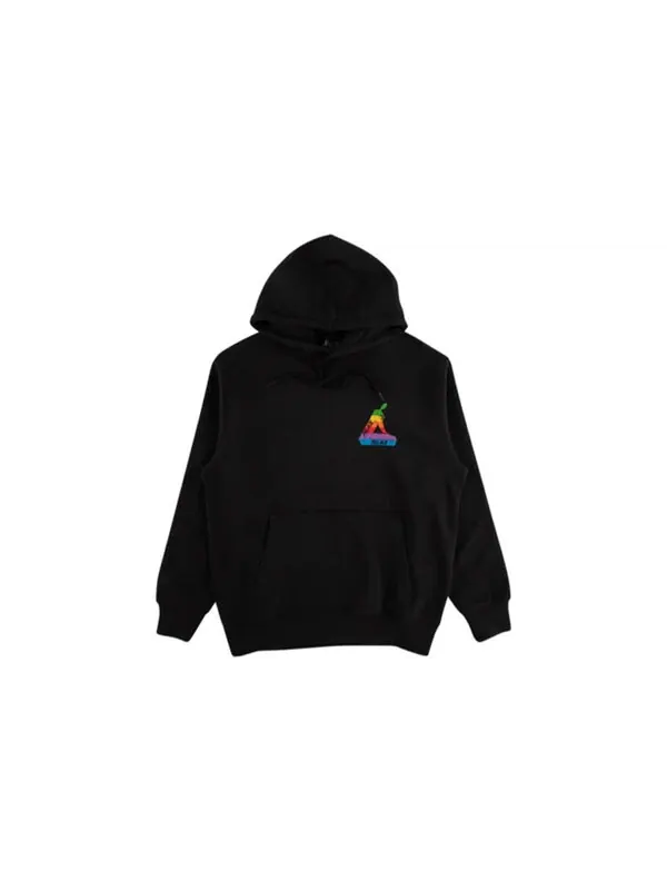 Толстовка ss19 jobsworth hood triangle logo pattern black Palace — изображение 2 из 4, черный