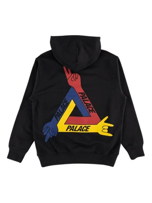 Худи PALACE Jcdc Printing Unisex Black — изображение 1 из 5, черный