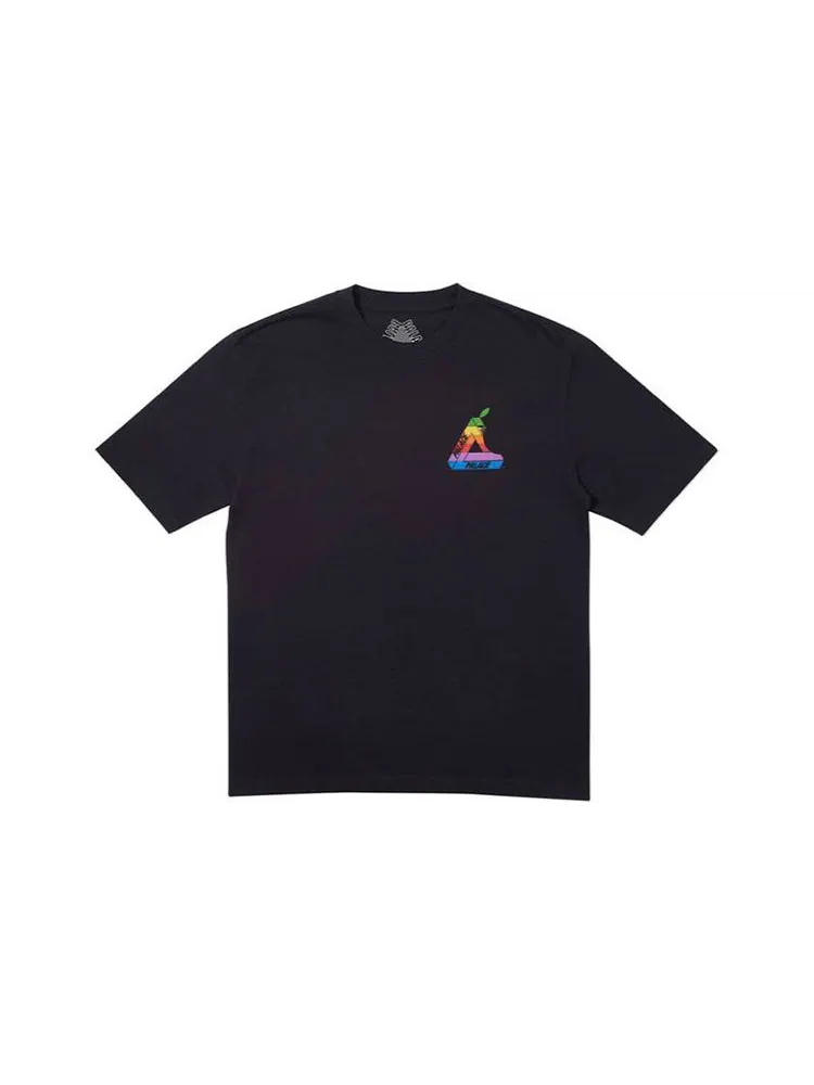 Футболка PALACE Jobsworth T-Shirt Creative Apple Printing Short Sleeve Unisex Black — изображение 2 из 5, черный