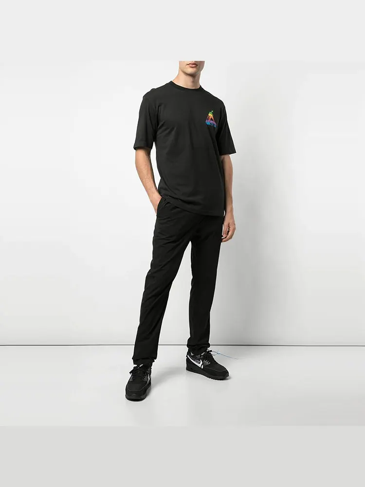 Футболка PALACE Jobsworth T-Shirt Creative Apple Printing Short Sleeve Unisex Black — изображение 3 из 5, черный