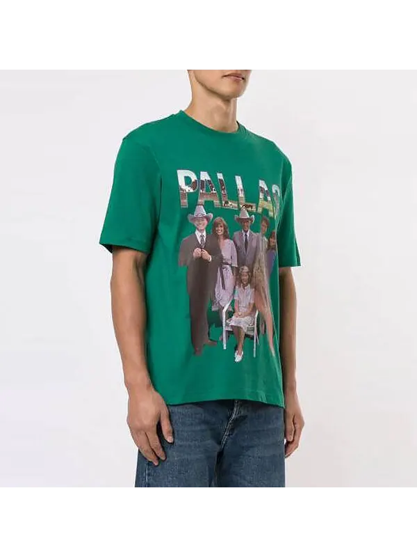 Футболка PALACE Pallas T-Shirt Character Short Sleeve Unisex Green — изображение 3 из 4, зеленый