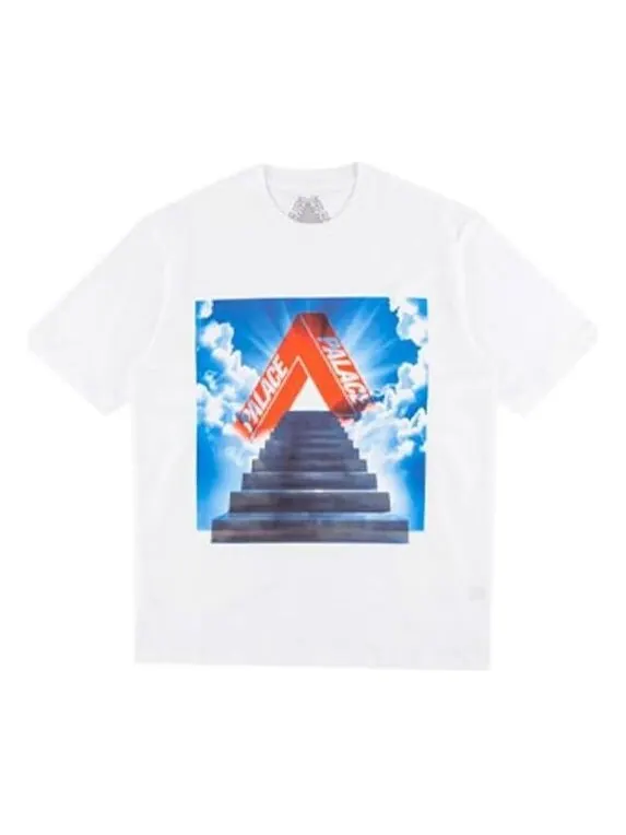 Футболка tri-ternity graphic t-shirt 'white' Palace — изображение 1 из 4, белый