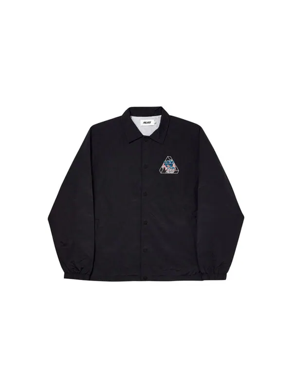 Куртка PALACE Triangle Pattern Logo lapel Jacket Unisex Black — изображение 2 из 2, черный