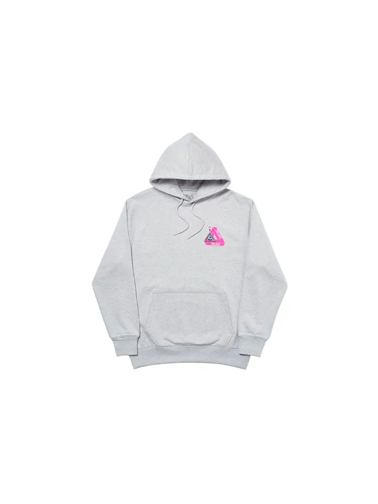 Худи PALACE Cartoon Printing hooded Logo Pullover Unisex Gray — изображение 2 из 2, серый