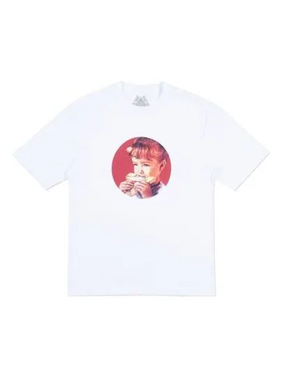 Футболка PALACE Munchy T-Shirt White Unisex — изображение 1 из 1, белый