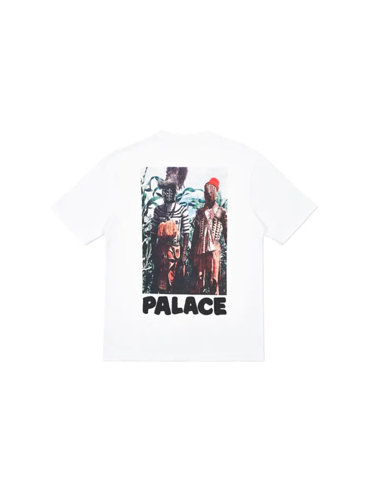 Футболка PALACE Stoggie White Chest Back Printing Short Sleeve Unisex — изображение 2 из 5, белый