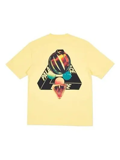 Футболка PALACE Sans Ferg T-Shirt Sunshine Yellow Glasses Back Logo Short Sleeve Unisex — изображение 1 из 2, желтый