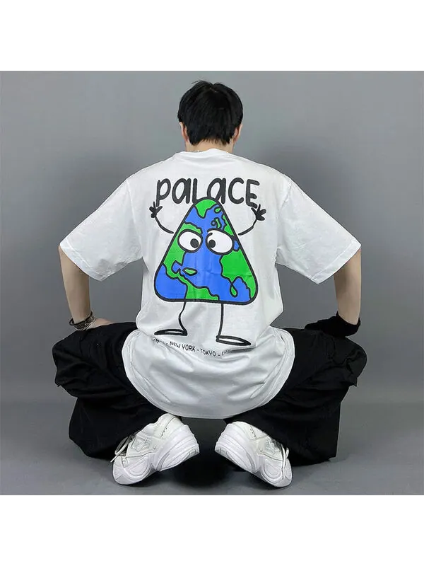 Футболка globlerone t-shirt 'white' Palace — изображение 3 из 4, белый