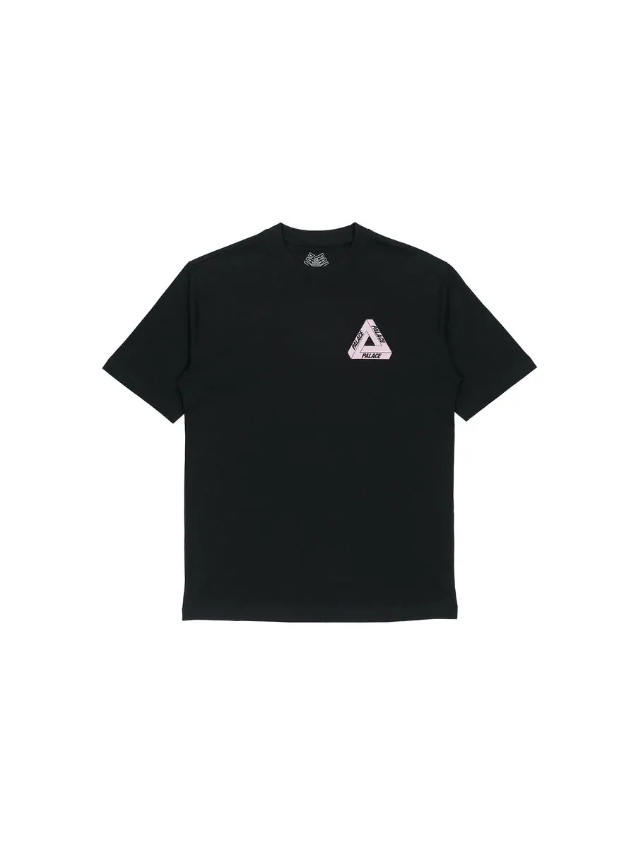 Футболка PALACE Unisex Tri-To-Help Pink Triangle Black — изображение 2 из 2, черный