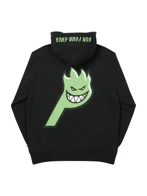 Худи PALACE Spitfire Live To Bun Hood Printing Hooded Sweater Unisex Black — изображение 1 из 2, черный