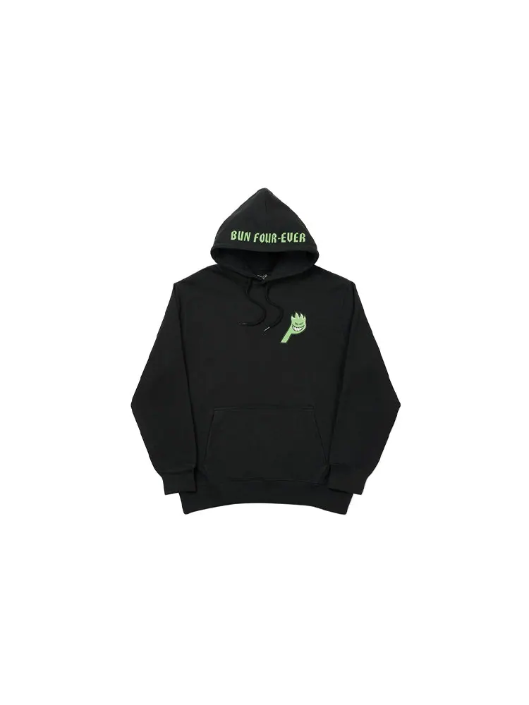 Худи PALACE Spitfire Live To Bun Hood Printing Hooded Sweater Unisex Black — изображение 2 из 2, черный