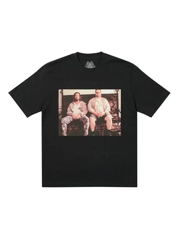 Футболка PALACE Dude T-Shirt Round Neck Short Sleeve Unisex Black — изображение 1 из 2, черный
