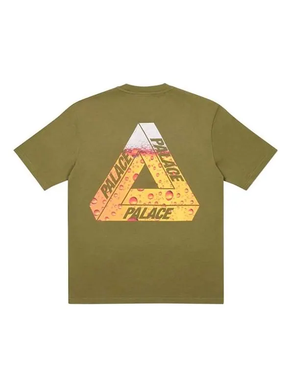 Футболка PALACE Logo Printing Short Sleeve Unisex — изображение 1 из 2, бежевый