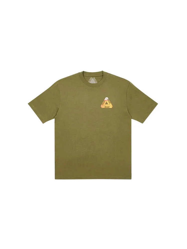Футболка PALACE Logo Printing Short Sleeve Unisex — изображение 2 из 2, бежевый