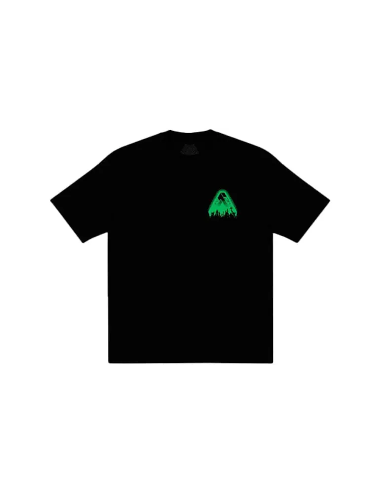 Футболка PALACE Tri-Cult Tee limited Triangle Printing Short Sleeve Unisex Black — изображение 4 из 4, черный