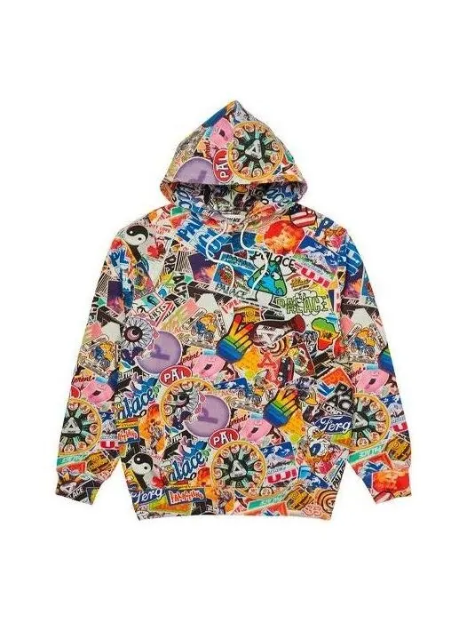 Толстовка sticker pack hoodie 'multi-color' Palace — изображение 1 из 2, мульти