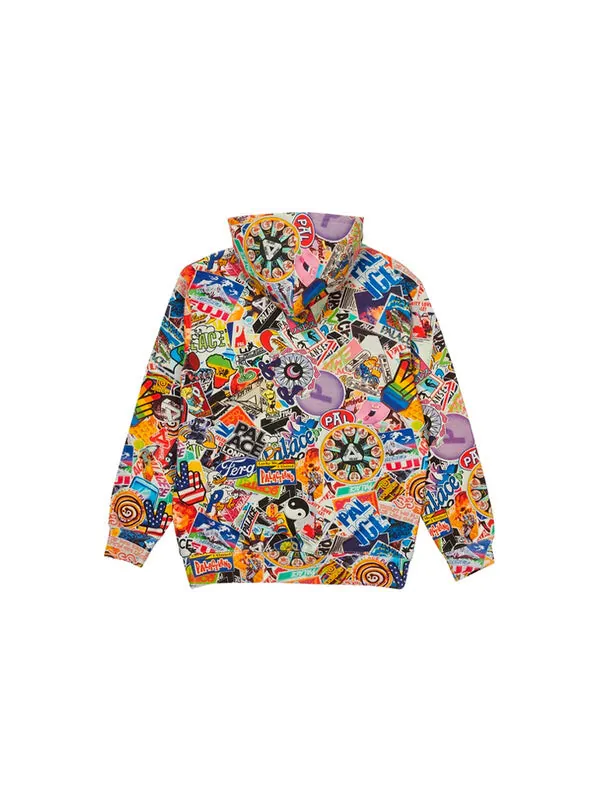 Толстовка sticker pack hoodie 'multi-color' Palace — изображение 2 из 2, мульти