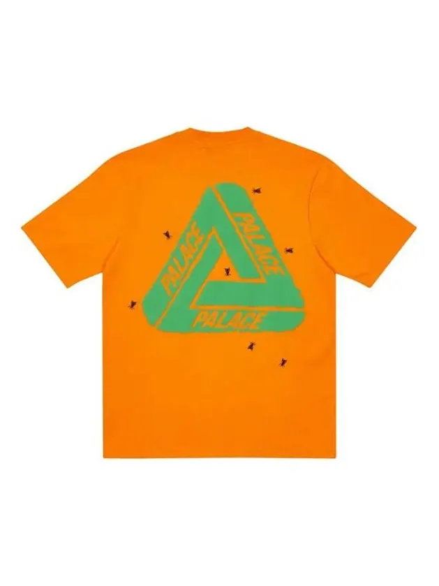 Футболка PALACE Fly TShirt Green Triangle Logo Short Sleeve Unisex Orange — изображение 1 из 2, оранжевый