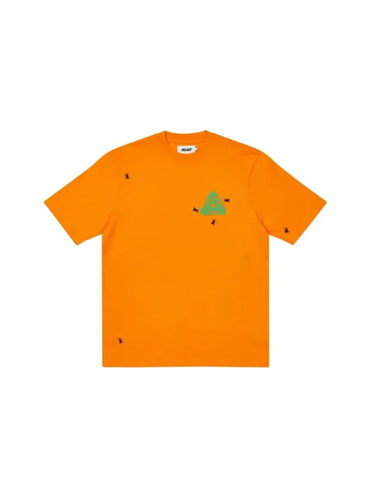 Футболка PALACE Fly TShirt Green Triangle Logo Short Sleeve Unisex Orange — изображение 2 из 2, оранжевый