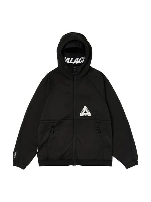 Куртка PALACE Gore-Tex Zipper Hooded Jacket Unisex Black — изображение 1 из 4, черный