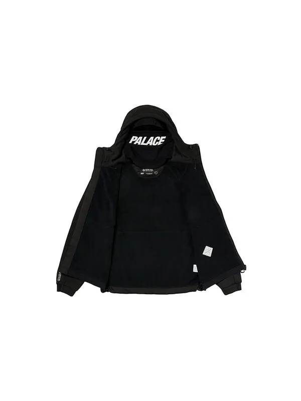 Куртка PALACE Gore-Tex Zipper Hooded Jacket Unisex Black — изображение 3 из 4, черный