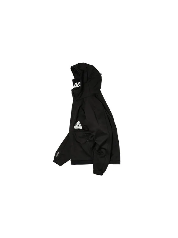 Куртка PALACE Gore-Tex Zipper Hooded Jacket Unisex Black — изображение 4 из 4, черный