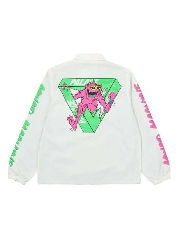 Куртка PALACE x M-Zone Crossover Small Devil Tri-Ferg Pattern Long Sleeves White Jacket — изображение 1 из 3, белый