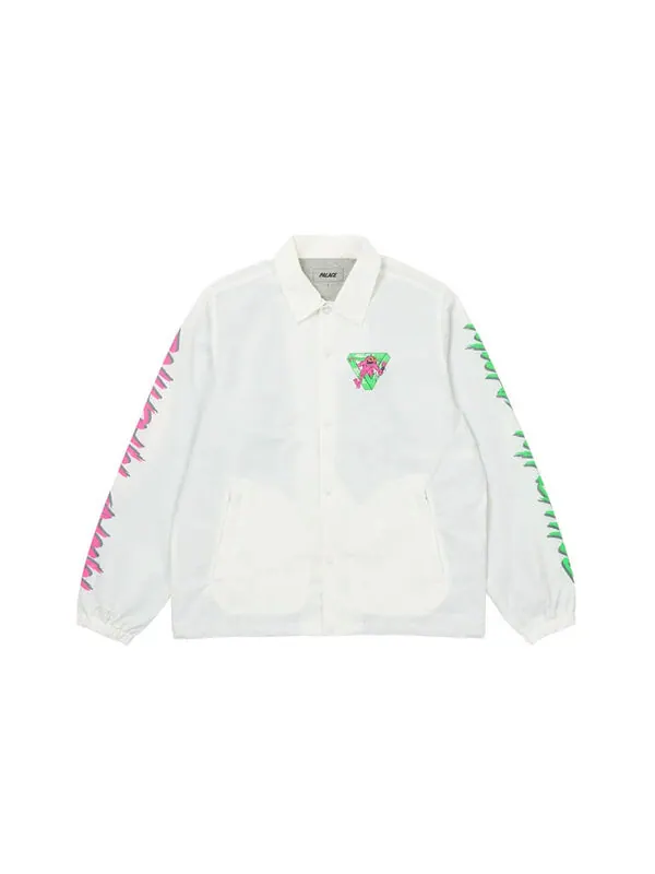 Куртка PALACE x M-Zone Crossover Small Devil Tri-Ferg Pattern Long Sleeves White Jacket — изображение 2 из 3, белый