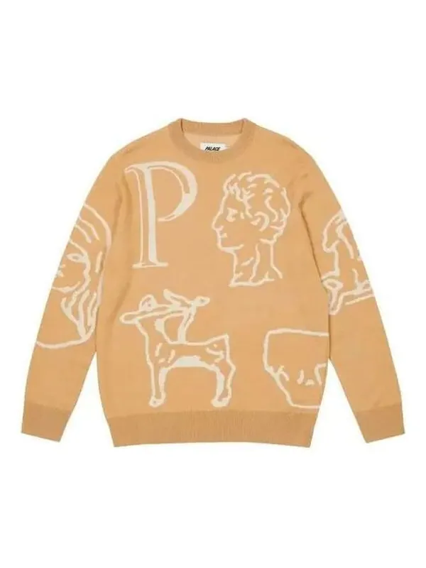 Свитер archaeology knit sweater 'orange' Palace — изображение 1 из 2, оранжевый