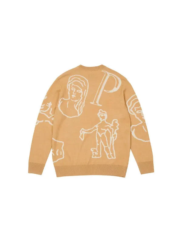 Свитер archaeology knit sweater 'orange' Palace — изображение 2 из 2, оранжевый