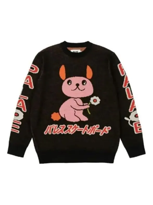 Свитер ss21 cosy knit sweater 'black' Palace — изображение 1 из 2, черный