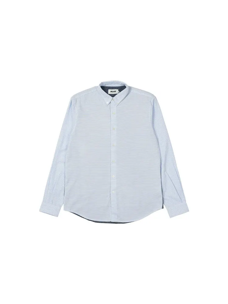 Рубашка PALACE Back Anti-war Pattern Long Sleeves Shirt Unisex Gray — изображение 2 из 2, серый