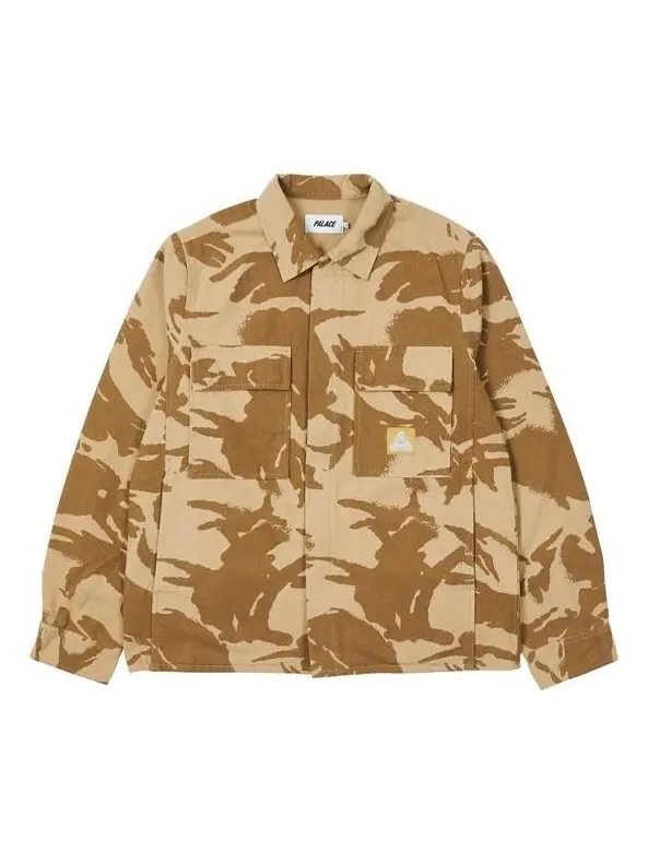 Куртка PALACE Canvas Camouflage Denim Jacket Unisex Yellow — изображение 1 из 2, желтый