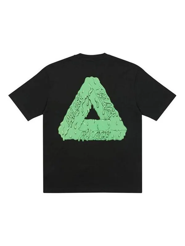 Футболка PALACE TRI-SLIME T-SHIRT Logo Green Short Sleeve Unisex Black — изображение 1 из 2, черный