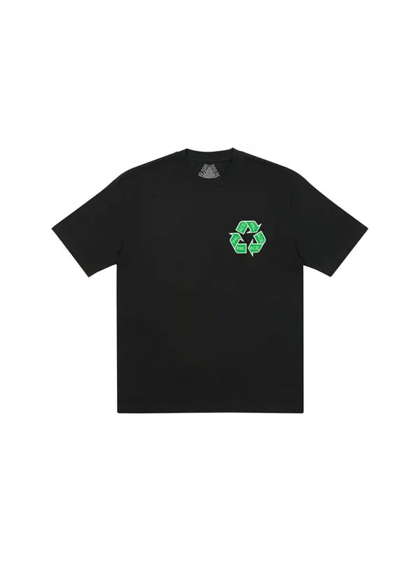 Футболка PALACE P Cycle TShirt Triangle Back Logo Short Sleeve Unisex Black — изображение 2 из 2, черный