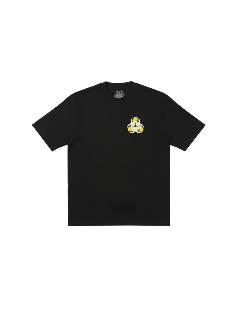 Футболка PALACE Bio Hazard Black Triangle Back Pattern Logo Short Sleeve Unisex — изображение 2 из 2, черный