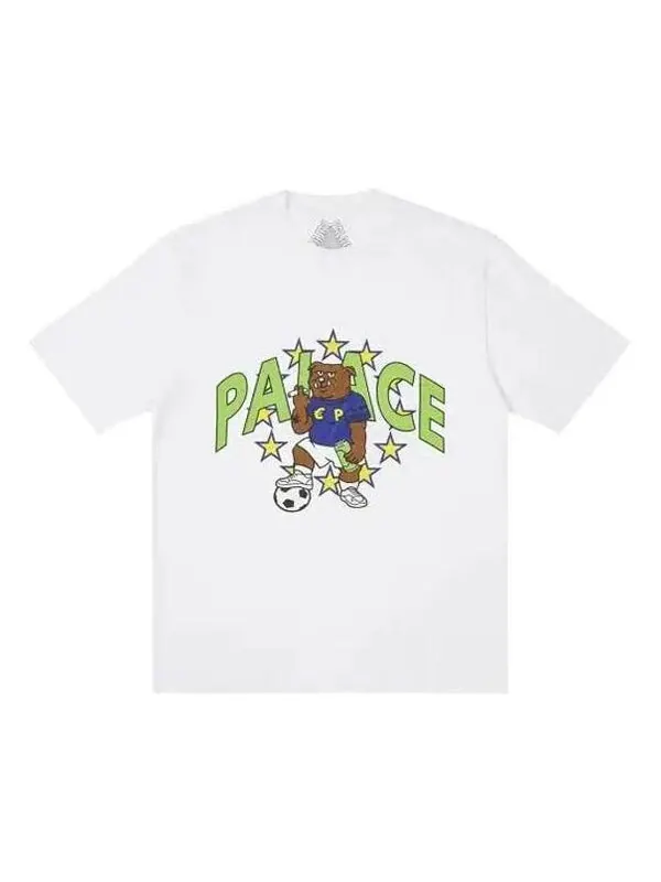 Футболка fw21 euro t-shirt 'white' Palace — изображение 1 из 1, белый