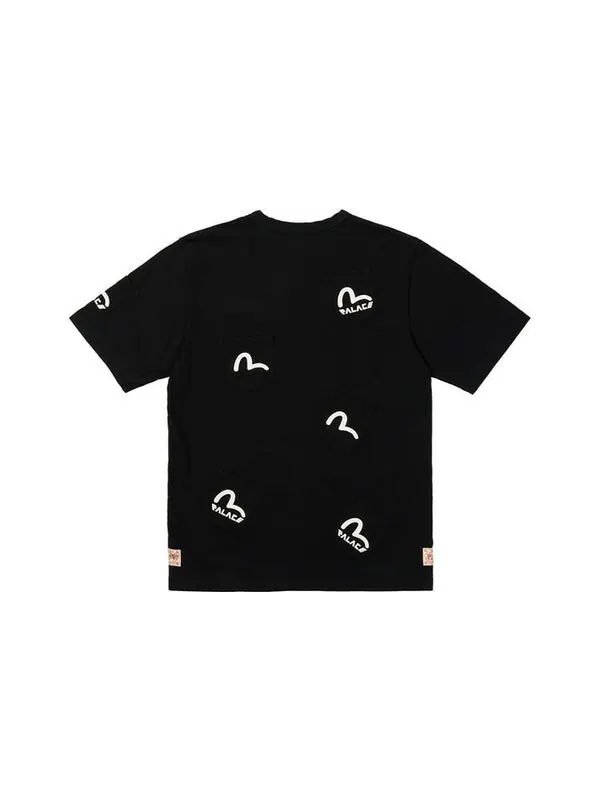 Футболка x evisu multi pocket t-shirt 'black' Palace — изображение 2 из 2, черный