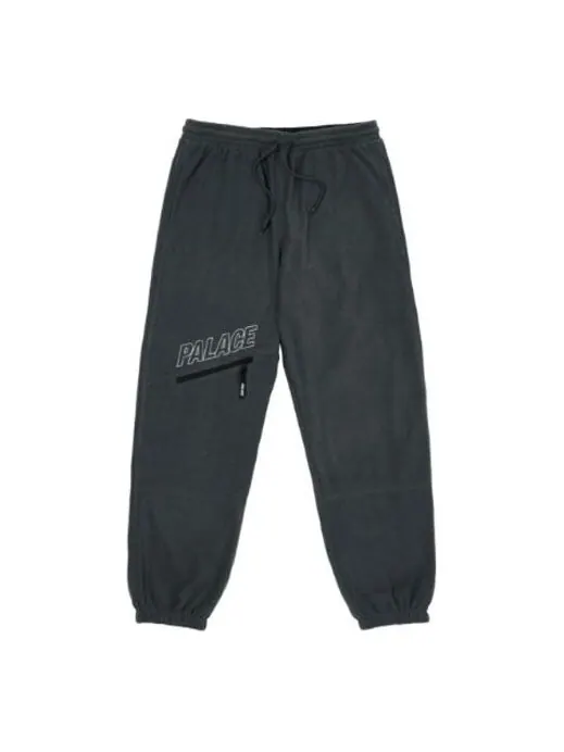 Брюки polar grid reverse bottoms 'black' Palace — изображение 1 из 4, черный