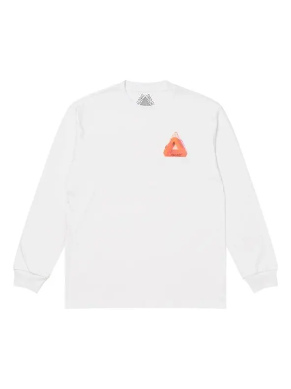 Свитер fw21 chapping long sleeve 'white' Palace — изображение 1 из 2, белый