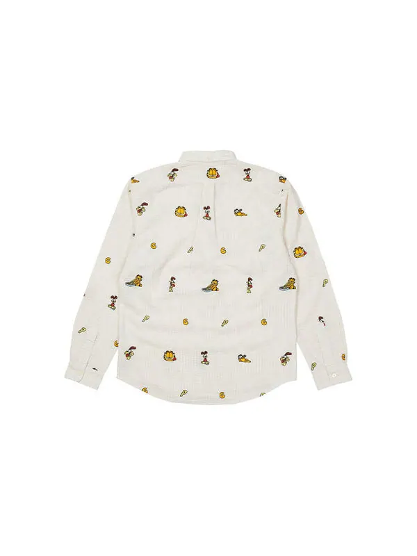 Рубашка fw21 garfield boojie shirt 'white' Palace — изображение 2 из 2, белый