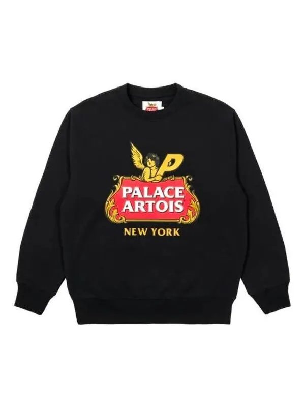 Свитер x stella artois fw21 logo sweater 'black' Palace — изображение 1 из 1, черный