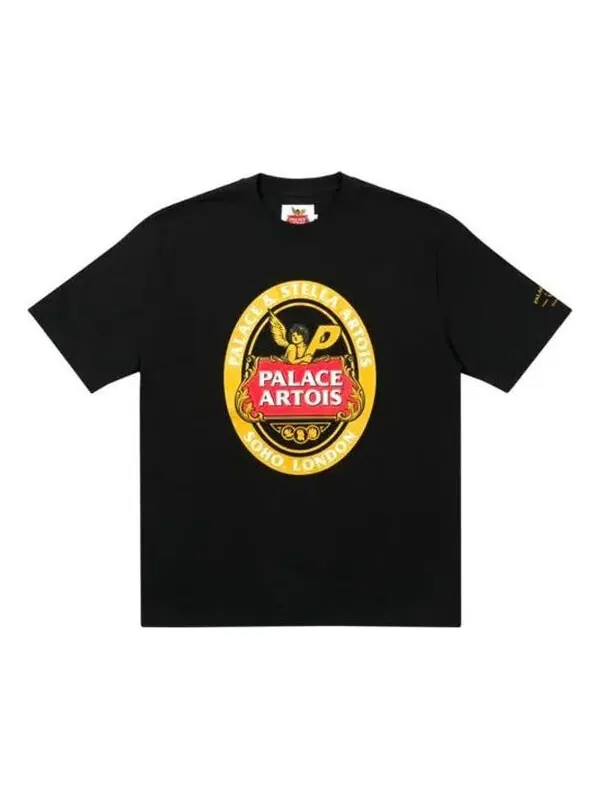 Футболка x stella artois fw21 logo t-shirt 'black' Palace — изображение 1 из 1, черный