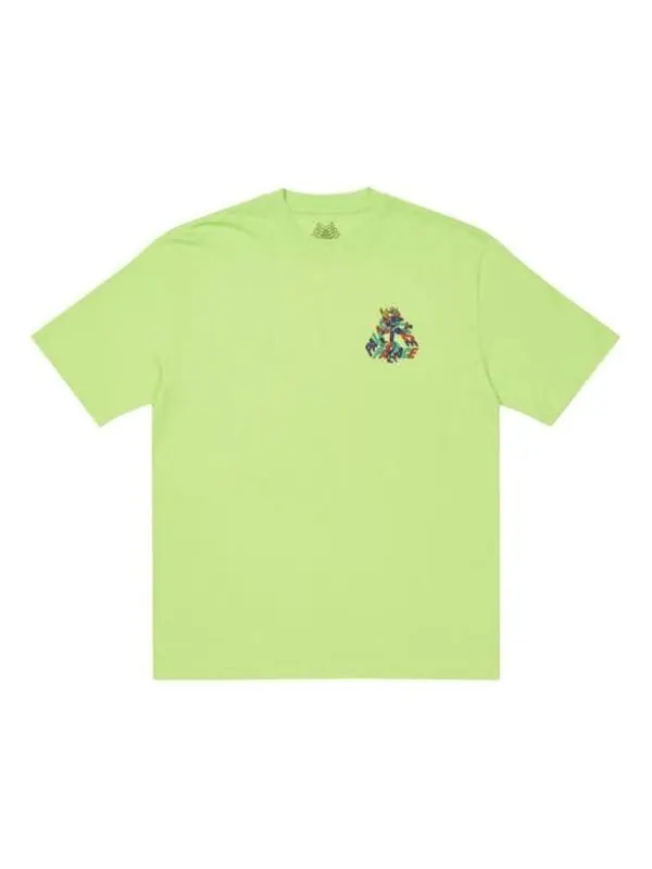 Футболка fw21 ultimo b-sans logo t-shirt 'green' Palace — изображение 1 из 2, зеленый