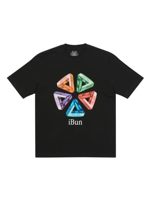 Футболка fw21 ich bun logo t-shirt 'black' Palace — изображение 1 из 1, черный