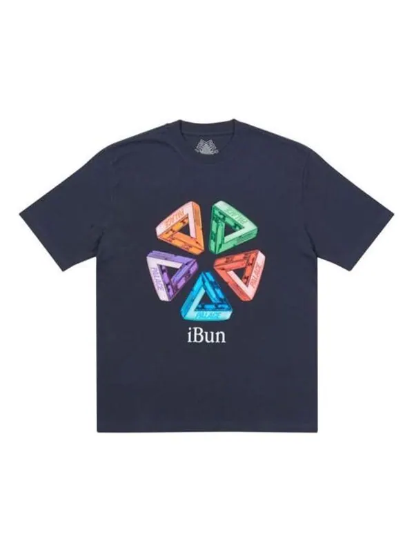 Футболка fw21 ich bun t-shirt ibun logo t-shirt 'navy' Palace — изображение 1 из 1, темно-синий