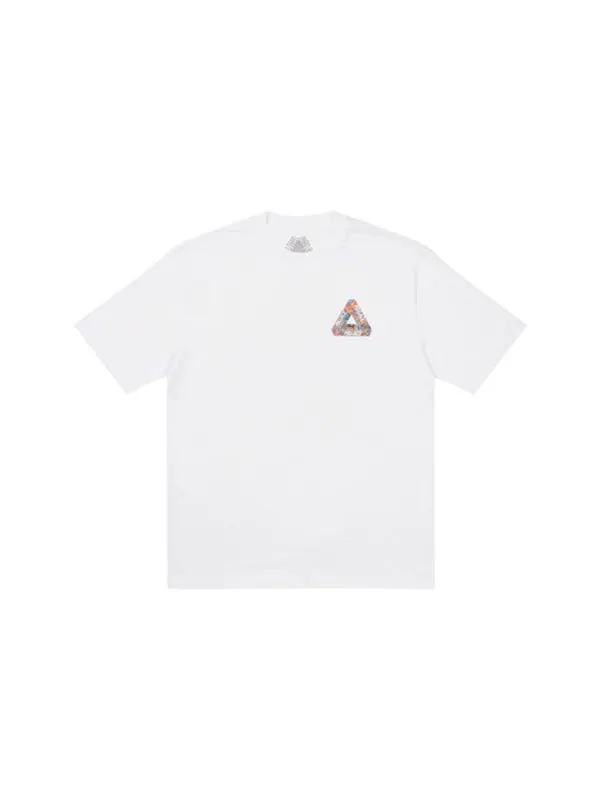 Футболка tri-sticker pack logo t-shirt 'white' Palace — изображение 2 из 2, белый