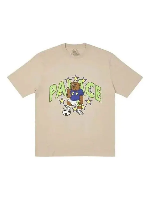 Футболка fw21 euro t-shirt 'beige' Palace — изображение 1 из 1, бежевый