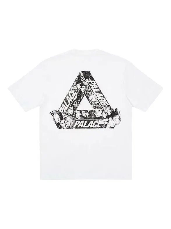 Футболка tri-heads fw21 t-shirt 'white' Palace — изображение 1 из 2, белый
